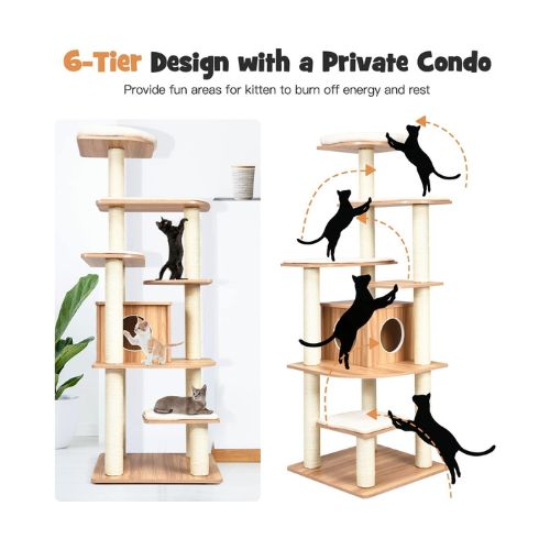 Cat Scratching Tree