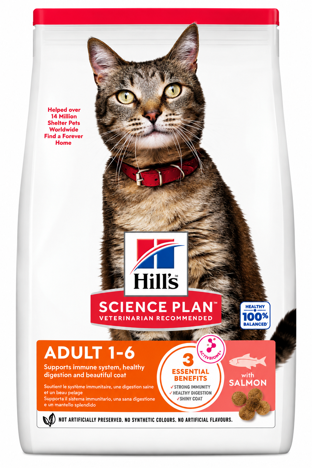 Hill’s Science Plan Adult Cat Dry Food with Salmon – 1.5 KG