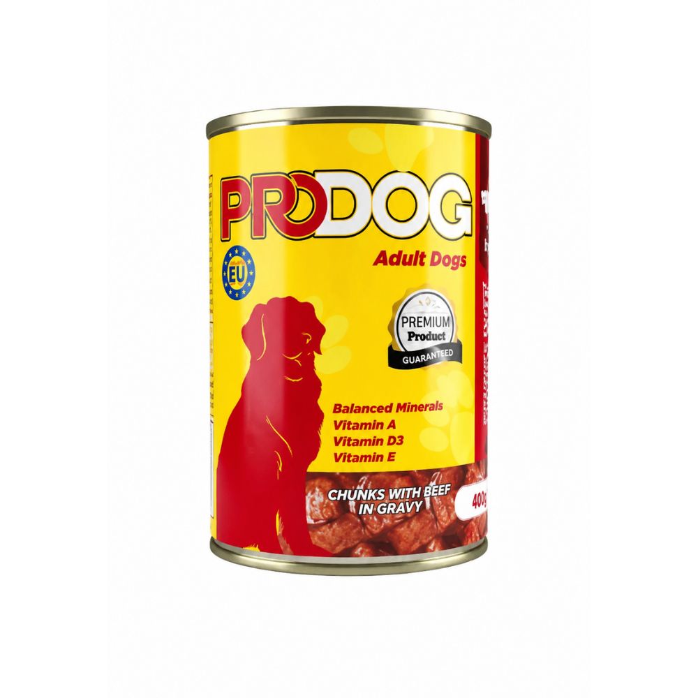 ProDog Wet Food Adult With Beef - Can 415 gm