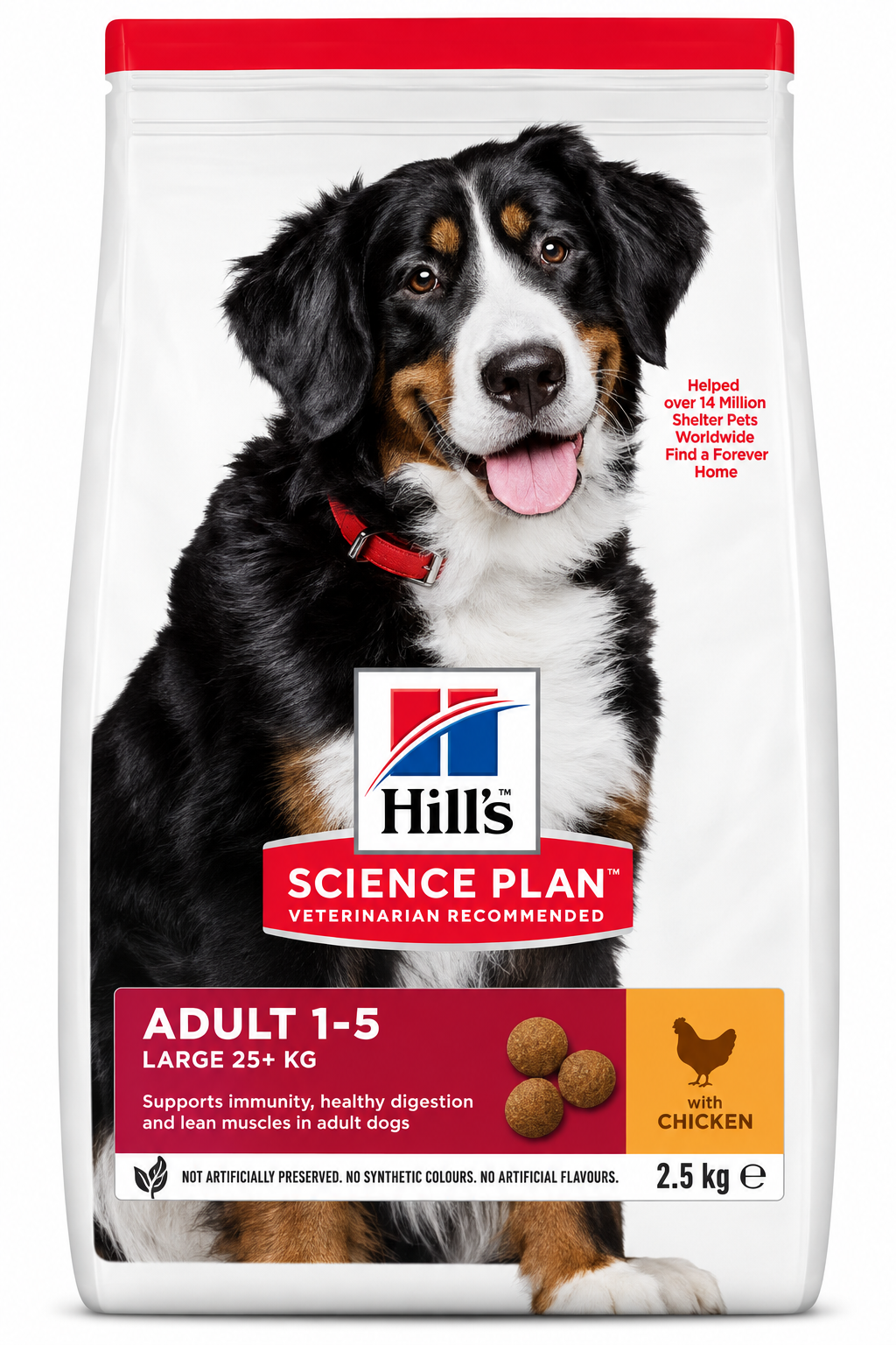 Hill’s Science Plan Adult Large Breed Dry Dog Food with Chicken – 2.5 KG