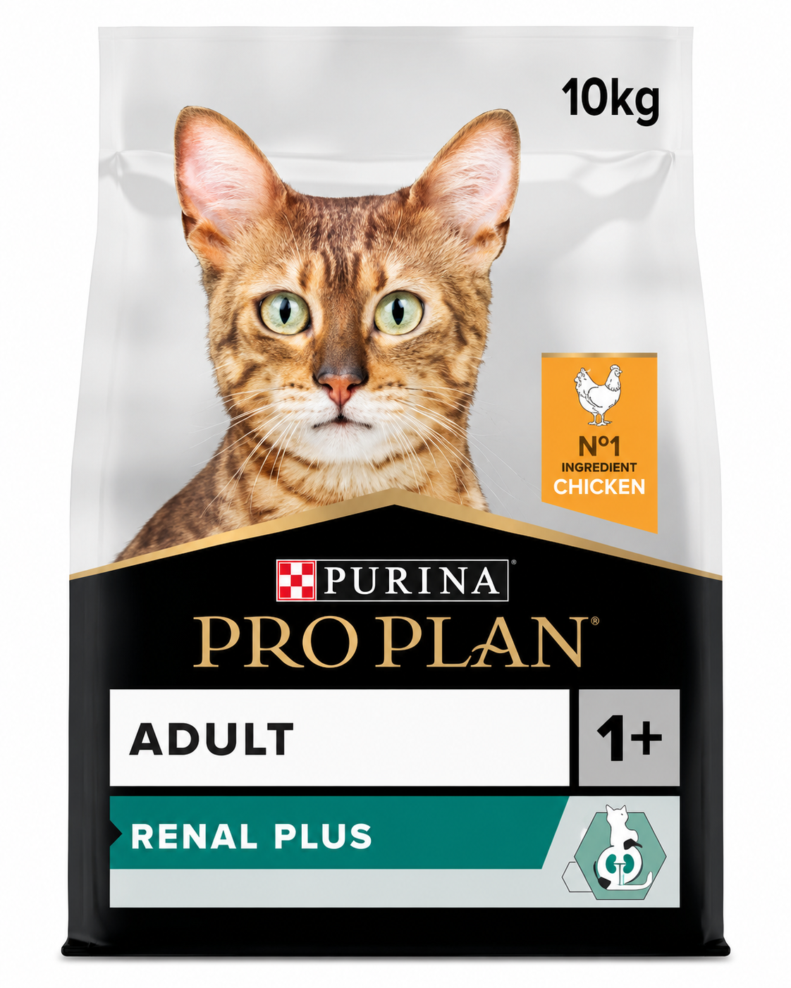 Purina Pro Plan Adult Renal Plus with Chicken Dry Cat Food 10 KG