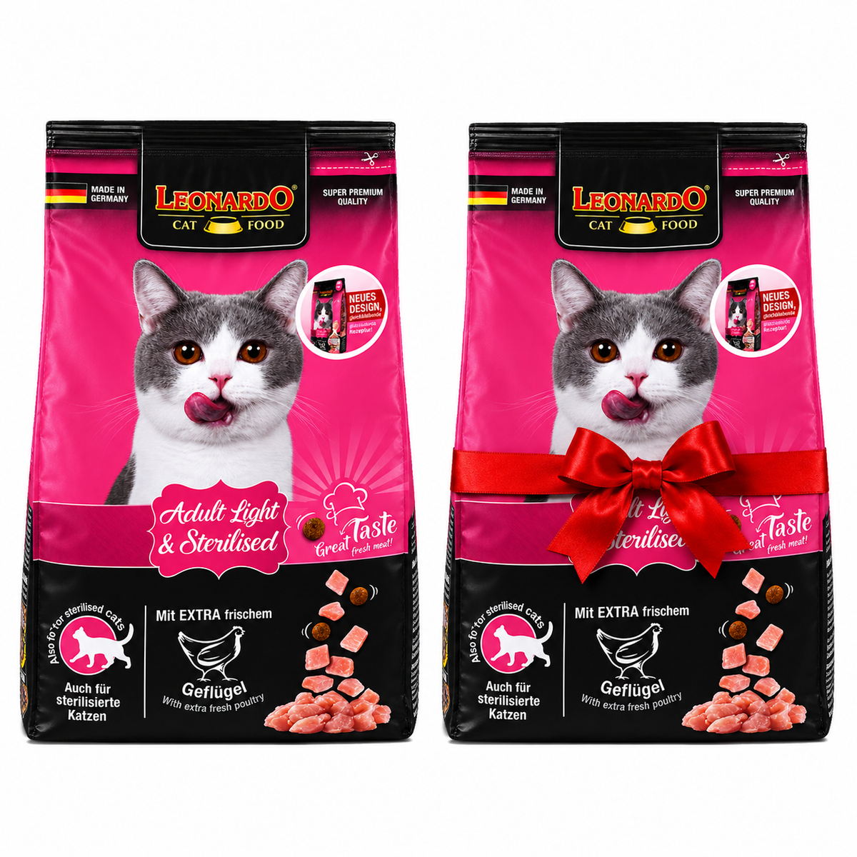 Leonardo Sterilised Dry Food For Adult Cats 1.8kg – Buy 1 Get 1 FREE (1.8kg)