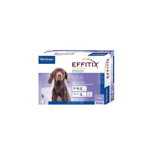 Vibrac Effitix Spot On for Large Dogs (10–20 kg) 1 Pack