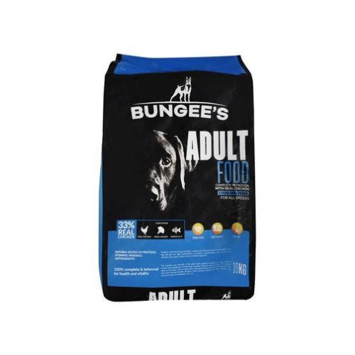 Bungee’s Adult Dog Dry Food with Chicken & Vegetables From 1 Year 16kg