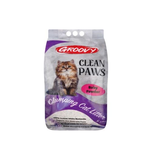 Groovy Cat Litter With Bentonite And Baby Powder 5L