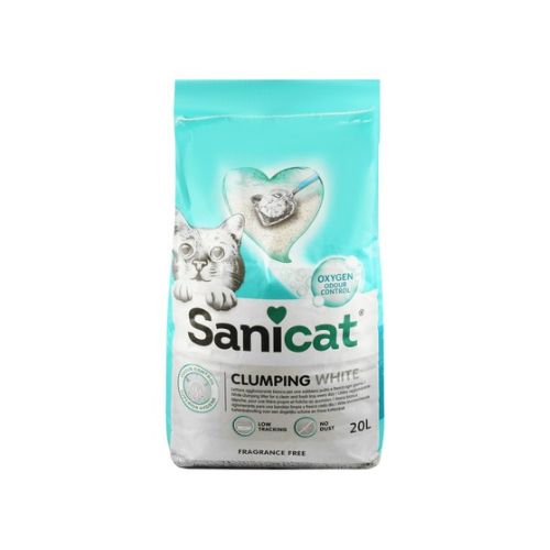 Sanicat White Clumping Cat Litter 20L