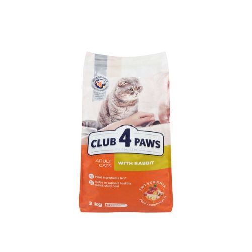 Club 4 Paws Adult Cat Dry Food with Rabbit 2kg