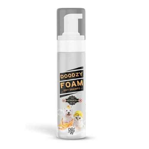 Doodzy Dray Shampoo Foam For Pets 250Ml