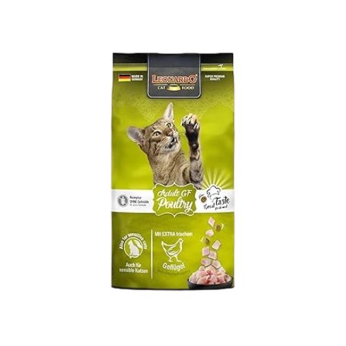Leonardo Holistic Grain Free Dry Food with Fresh Poultry for Adult Cat 300g