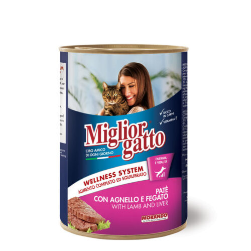Migliorgatto PATÉ With Lamb and Liver 400g