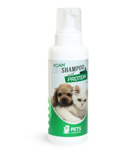 Pets Republic Foam Dry Shampoo with Protein 520 ml