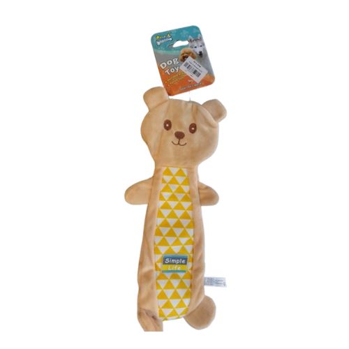 Soleil Brown Bear Plush Dog and Cats Toy