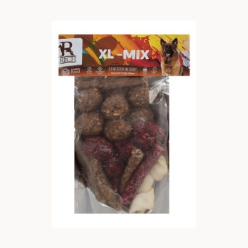 Rich XL Mixed Dog Treats with Chicken & Beef Flavor 400g