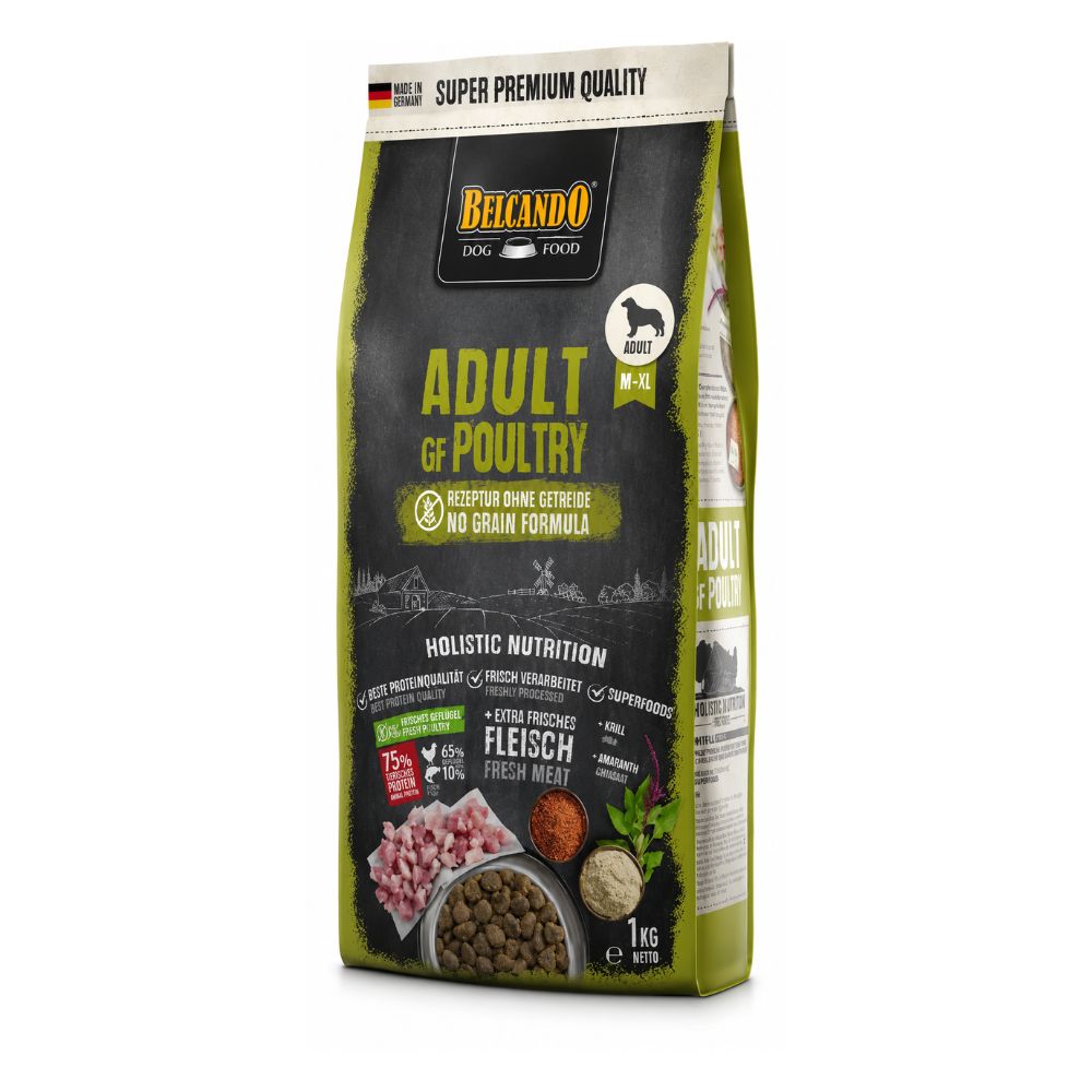 Belcando GF Poultry Dry Dog Food Adult 1 kg Poultry