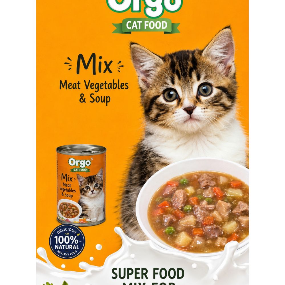 Orgo Wet Dog Food with Chicken and Vegetable Flavor, 400g