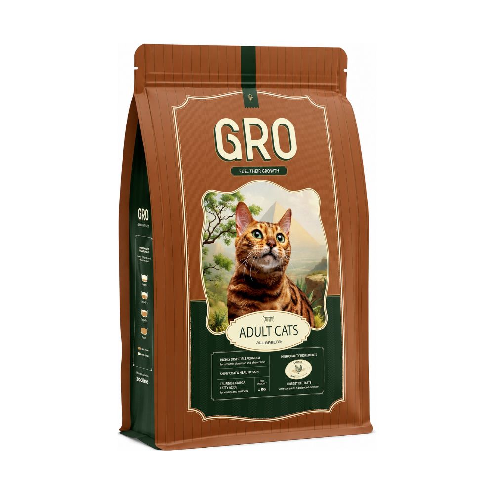 GRO Adult Cat Dry Food 1 kg