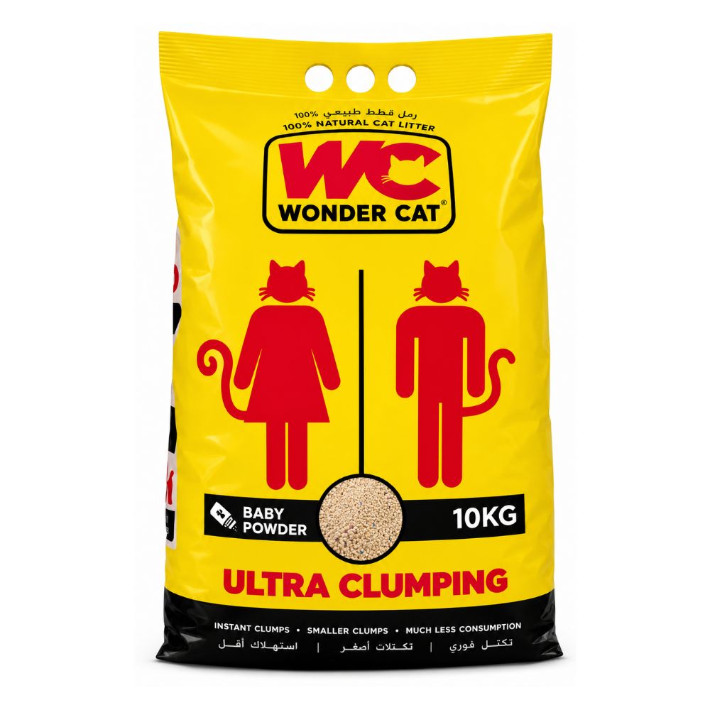 Wonder Cat Baby Powder Scent Clumping Cat Litter 10 kg