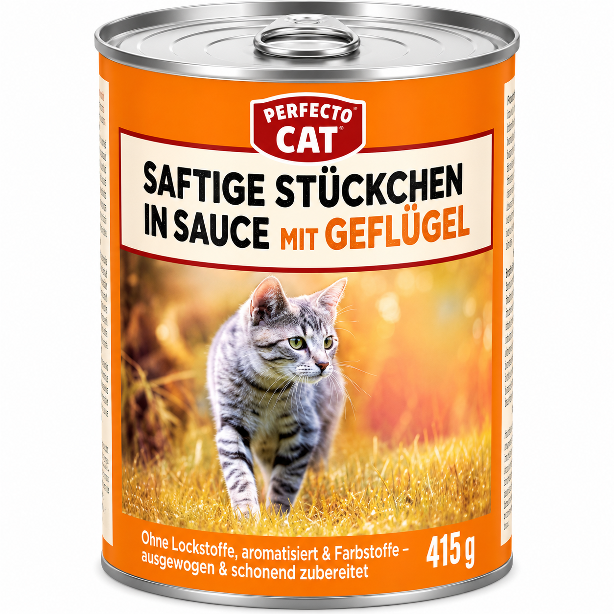 Perfecto Cat Wet Food with Poultry in Gravy 415 g