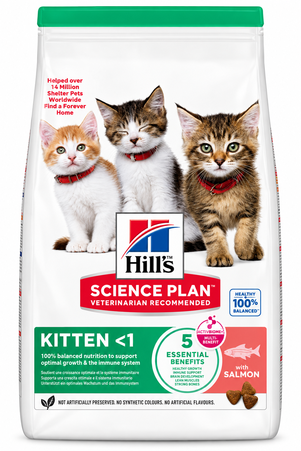 Hill’s Science Plan Kitten Dry Cat Food with Salmon – 1.5 KG
