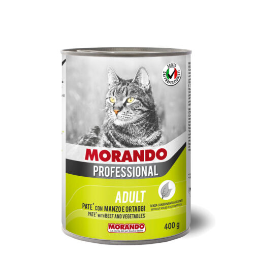 Morando Adult Pate with Beef and Vegetables 400g