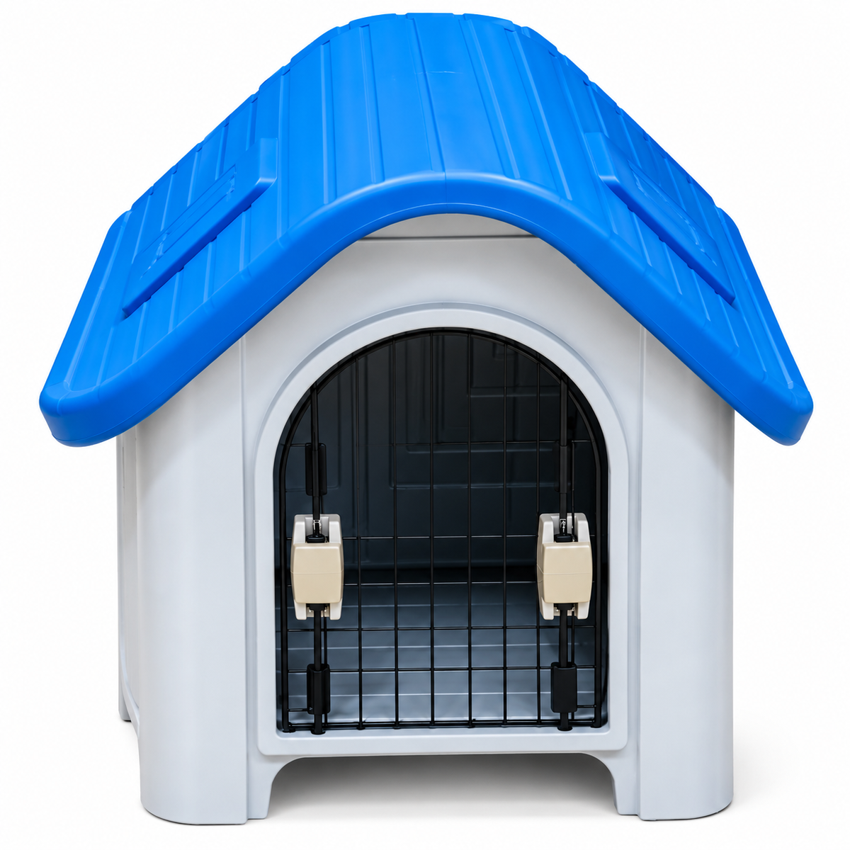 Plastic Dog House with Door – 90 × 83 × 110 cm
