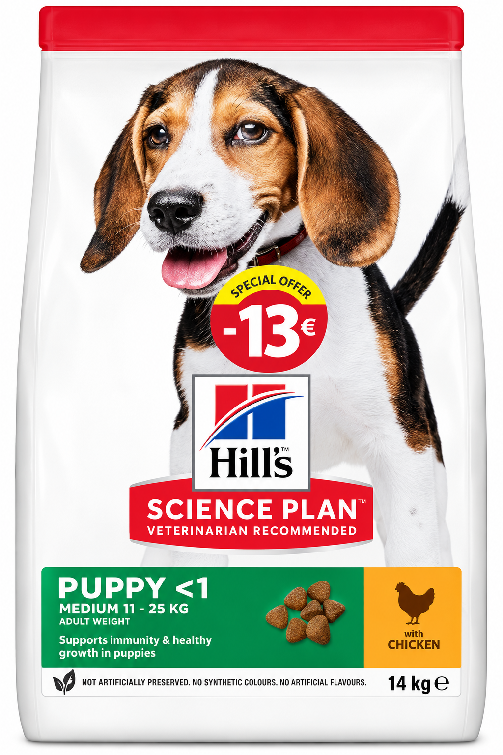 Hill’s Science Plan Puppy Medium Breed Dry Dog Food with Chicken 14 KG