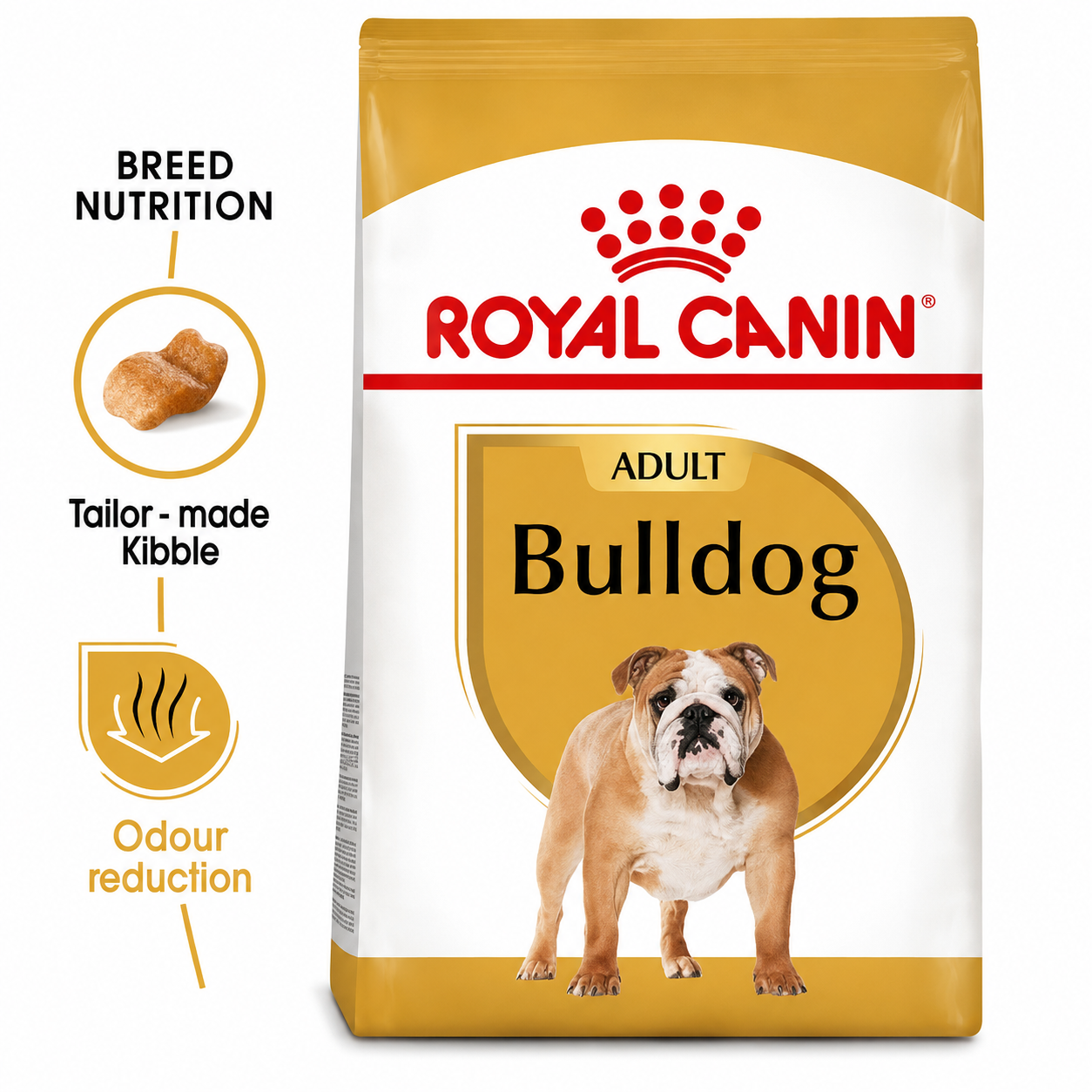 Royal Canin Bulldog Adult Dry Dog Food – 3kg
