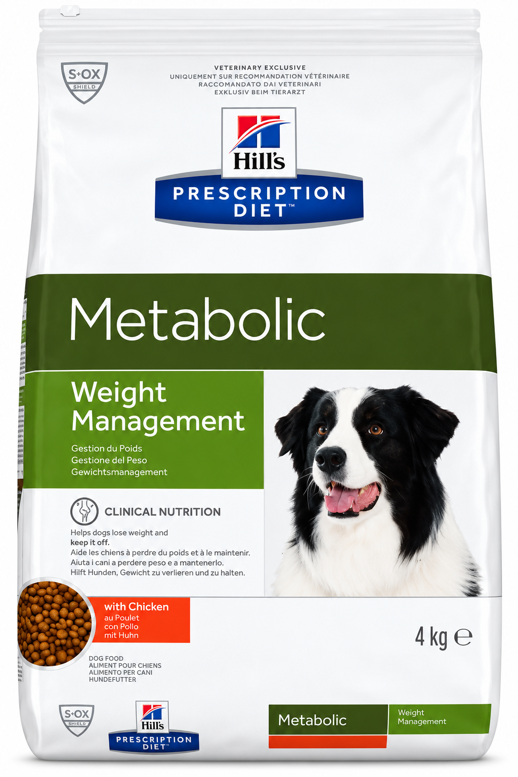 Hill’s Prescription Diet Metabolic Weight Management Dry Dog Food with Chicken – 4 KG