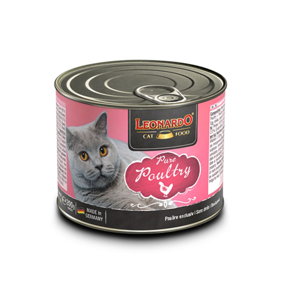 Leonardo Wet Cat Food with Poultry 200g