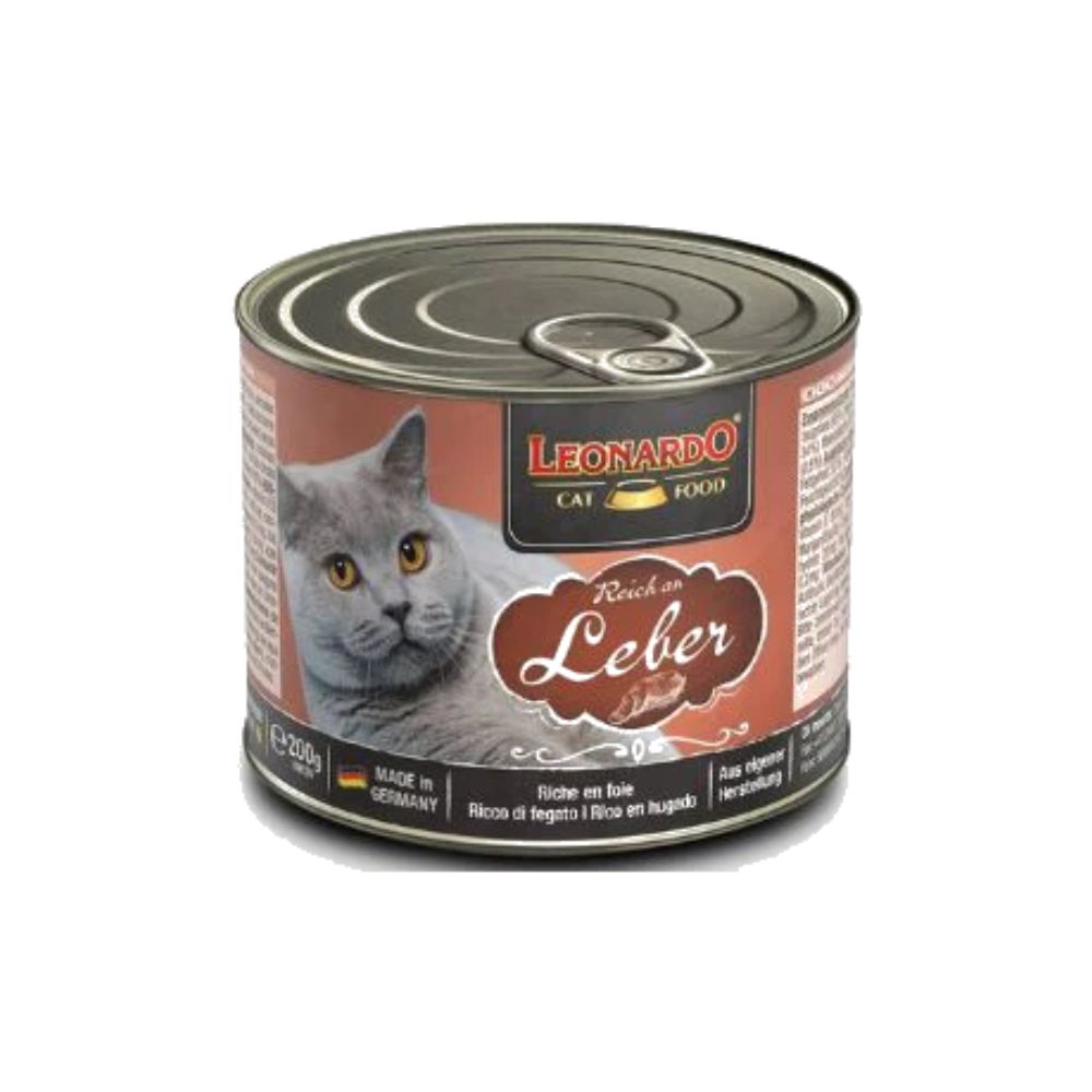 Leonardo Wet Cat Food with Liver 200g