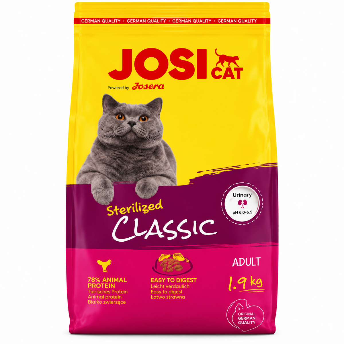 JosiCat Sterilised Classic Adult Dry Cat Food – 1.9 KG