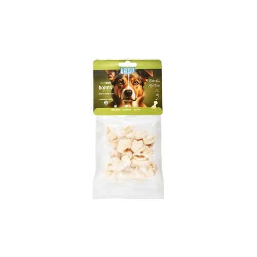 Orgo Rawhide Bone Chew Treats for Dogs Small Size White 100g