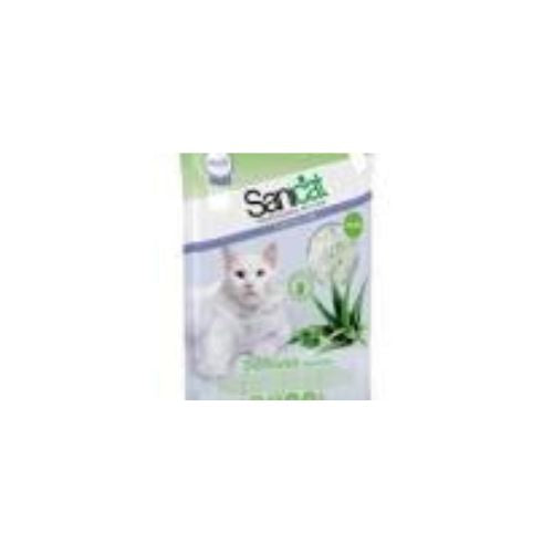 Sanicat Silica Crystal Diamonds Gel Non Clump Cat Litter Aloe Vera 5L