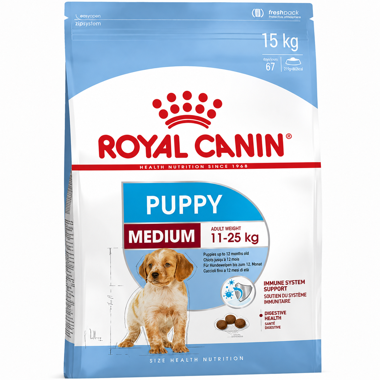 Royal Canin Medium Puppy Dry Dog Food  15kg