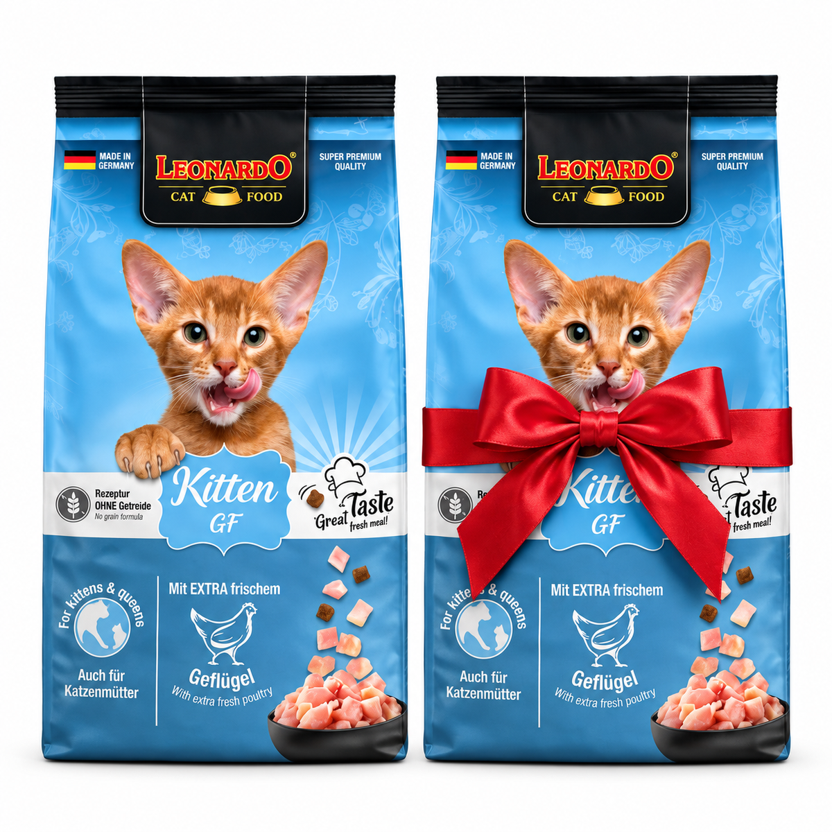 Leonardo Holistic Grain Free Poultry Dry Food For Kittens 300g  Buy 1 Get 1 FREE