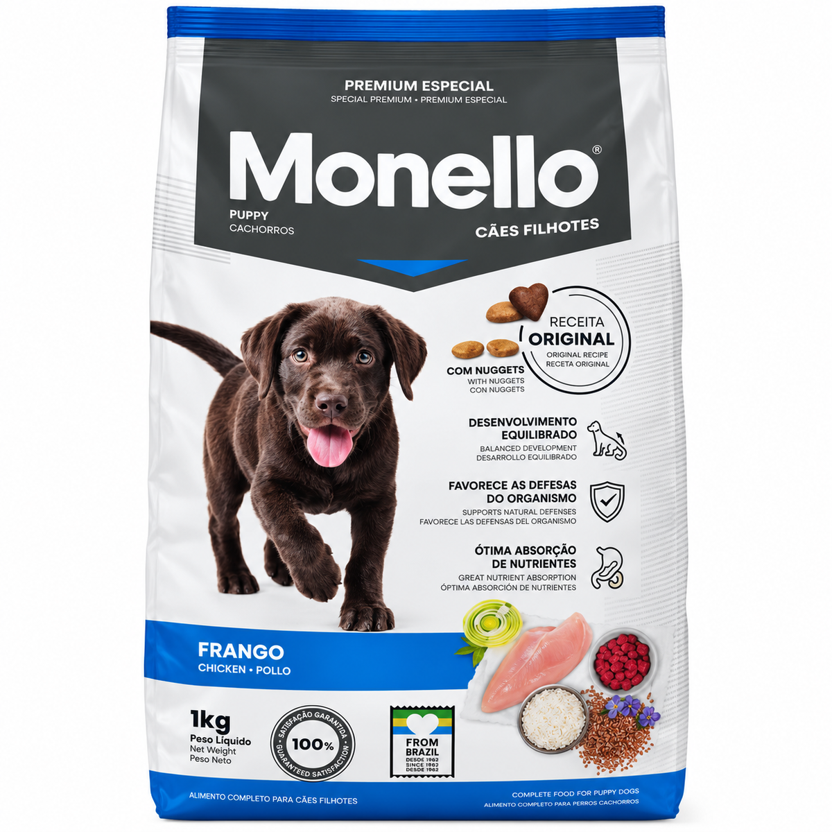 Monello Puppy Dry Food with Chicken 1kg