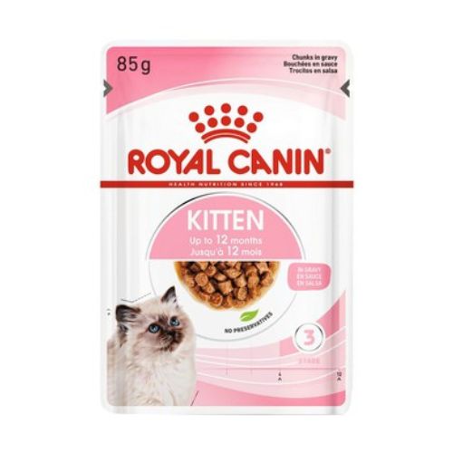 Royal Canin Kitten Gravy Pouch Wet Food for Kittens 85G