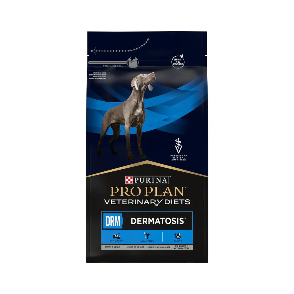 PRO PLAN VETERINARY DIETS DRM Dermatosis Dry Dog Food 3kg