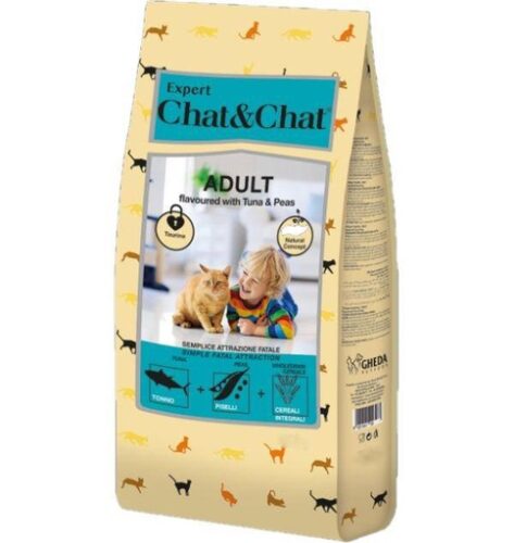 Expert Chat & Chat Adult Cat Food ًWith Tuna & Peas 900g