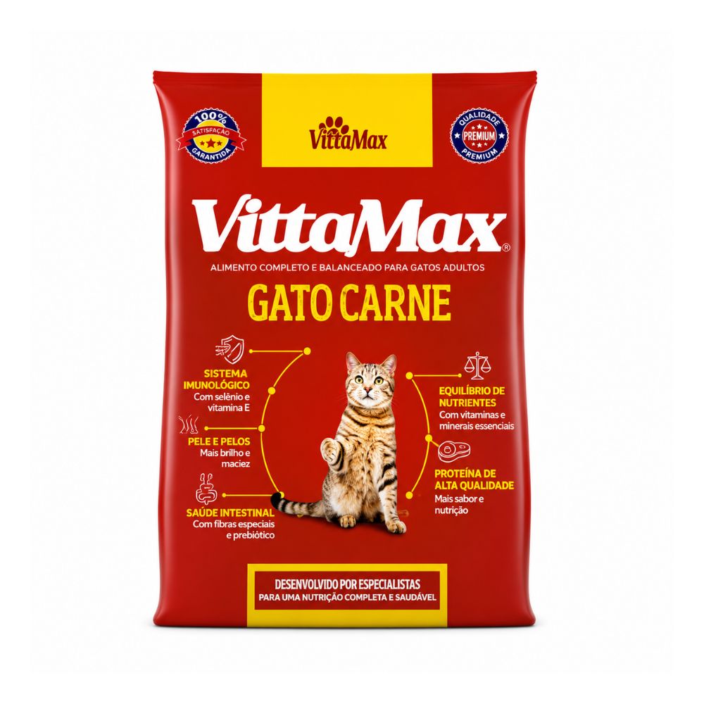 Vita Max Cat Food with Meat Flavor 25 kg