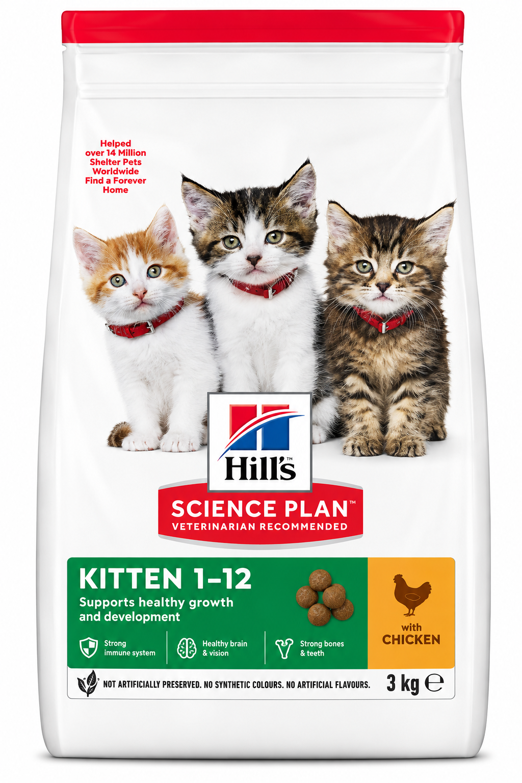 Hill’s Science Plan Kitten Dry Cat Food with Chicken – 3 KG