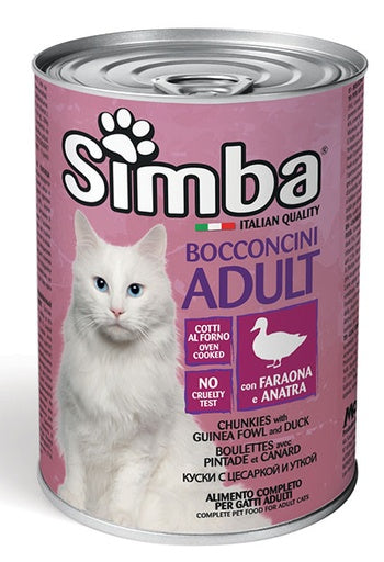 Simba Chunks With Guinea Fowl & Duck Wet Cat Food