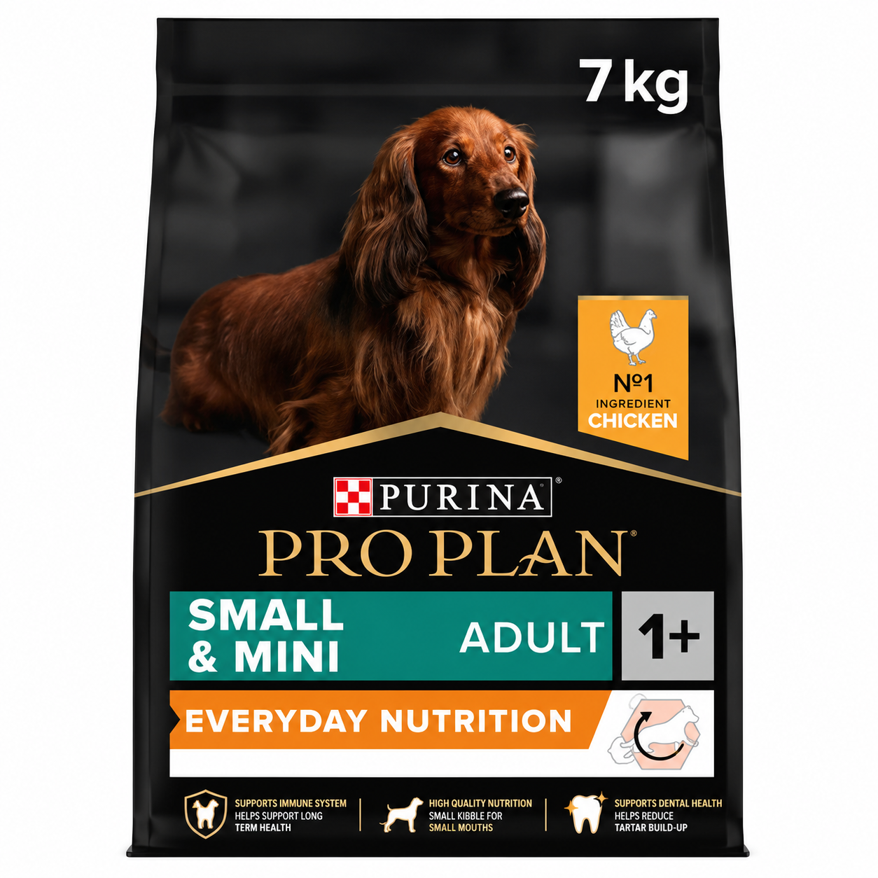 Purina Pro Plan Small & Mini Adult 1+ Dry Dog Food with Chicken 7kg