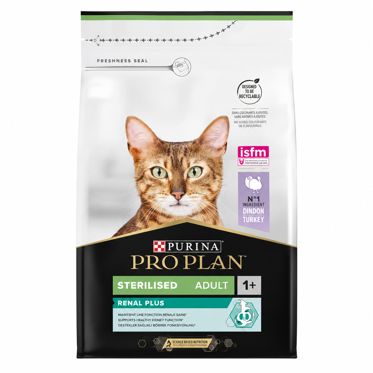 Purina Pro Plan Sterilised Adult Renal Plus Turkey Dry Cat Food  1.5kg