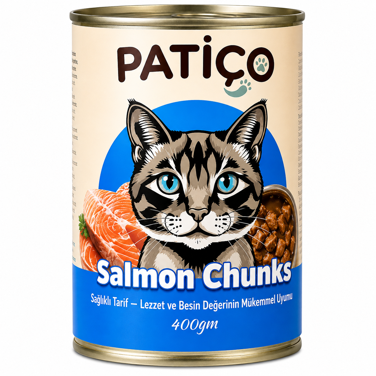 Patico Salmon Chunks Wet Cat Food 400g