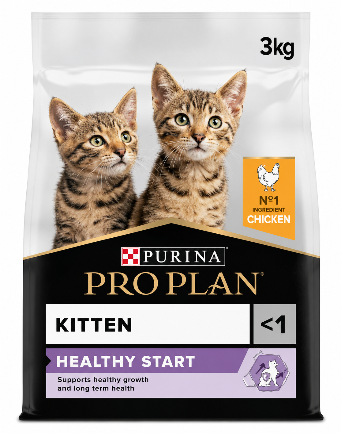 Purina Pro Plan Kitten Healthy Start with Chicken Dry Cat Food 3 KG