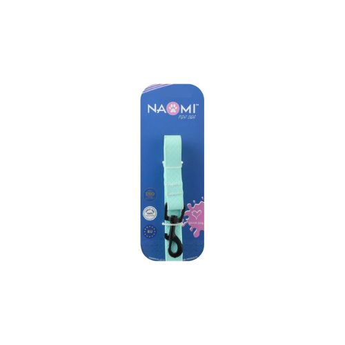 Mint Green Silicone Leash for Dogs Medium Size by Naomi 120x2 cm