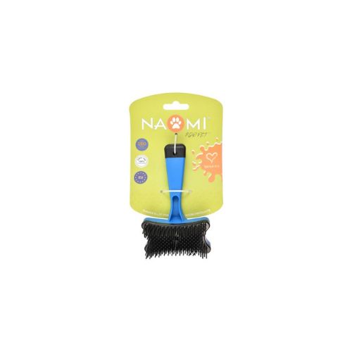 Pet Grooming Brush Black & Blue by Naomi