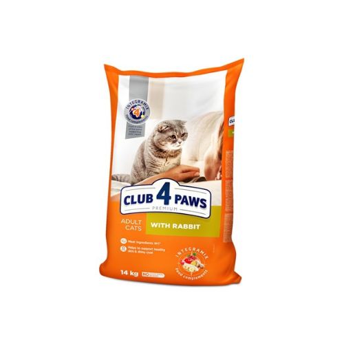 Club 4 Paws Adult Cat Dry Food with Rabbit 14kg