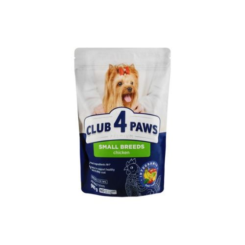 Club 4 Paws Adult Small Breed Dog Dry Food with Chicken 900g